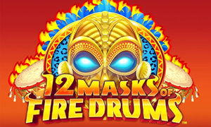 12 Masks Of Fire Drums